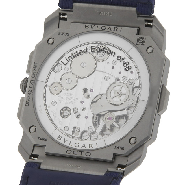 ブルガリ オクト フィニッシモ クロノグラフ GMT 103889 中古 メンズ