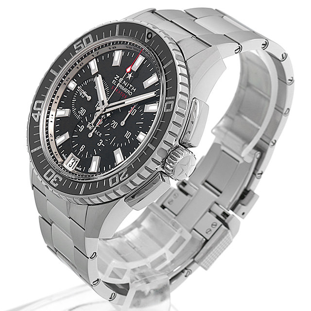 ゼニス エルプリメロ ストラトス フライバッククロノグラフ 03.2060.405/21.M2060 中古 メンズ