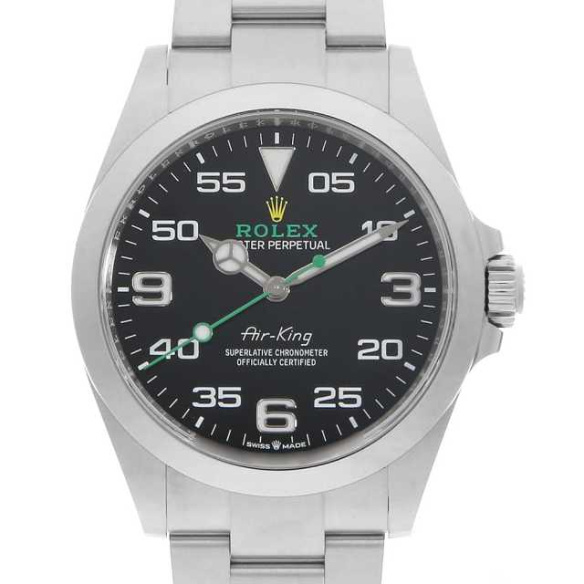 ロレックス エアキング 126900 ブラック ランダム番 中古 メンズ