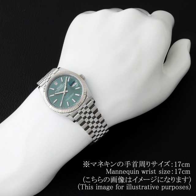 ロレックス デイトジャスト36 126234 ミントグリーン バ- 5列 ジュビリーブレス ランダム番 未使用 メンズ
