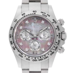 ロレックス コスモグラフ デイトナ 8Pダイヤ 116509NG ブラックシェル ランダム番 中古 メンズ