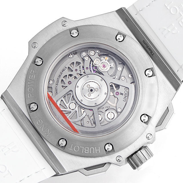 ウブロ キングパワー ウニコ チタニウム ホワイト 701.NE.0127.GR 新品 メンズ
