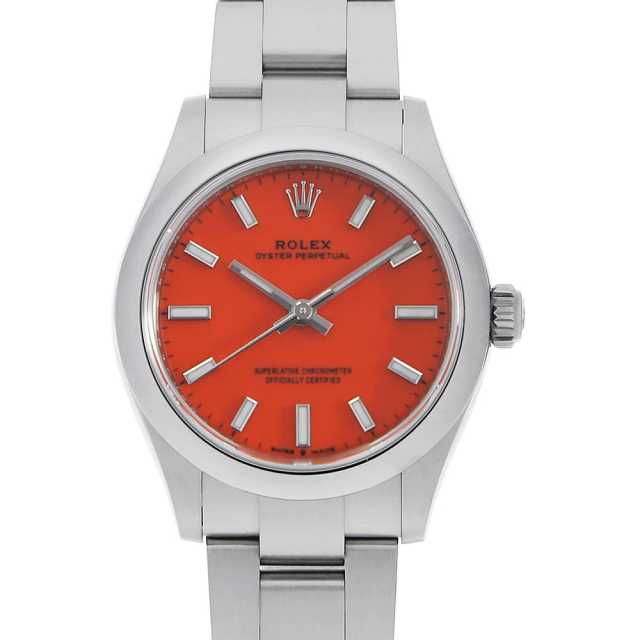 ロレックス オイスターパーペチュアル31 277200 コーラルレッド ランダム番 中古 ボーイズ(ユニセックス)