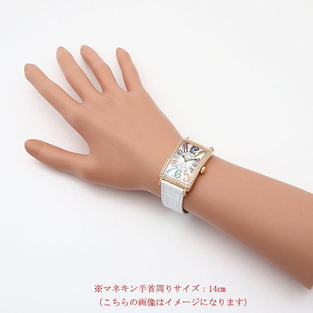 フランクミュラー ロングアイランド カラードリームス ベゼルダイヤ 952QZ COL DRM D 1R PG 新品 レディース