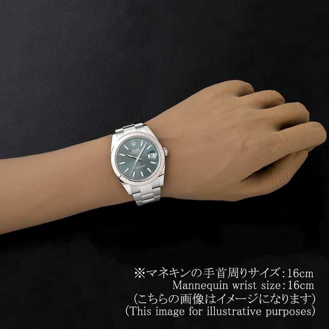 ロレックス デイトジャスト41 126334 ミントグリーン バー 3列 オイスターブレス ランダム番 未使用 メンズ