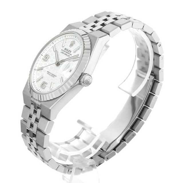 ロレックス ランドドゥエラー 40 127334 ホワイト ハニカムモチーフ 69アラビア ランダム番 新品 メンズ 商品画像 2