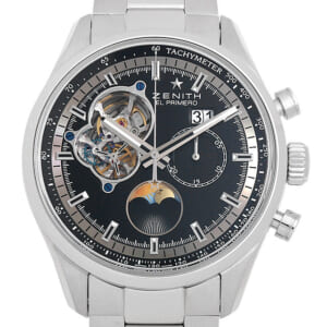 ゼニス エルプリメロ クロノマスターオープン ムーン&サンフェイズ 03.2160.4047/21.M2160 中古 メンズ
