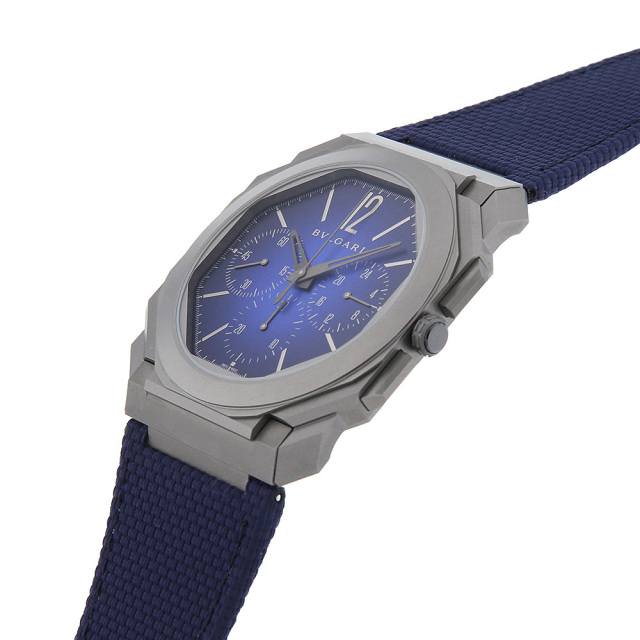 ブルガリ オクト フィニッシモ クロノグラフ GMT 103889 中古 メンズ