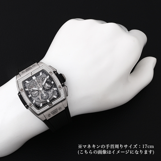 ウブロ スピリット オブ ビッグバン チタニウム ダイヤモンド 642.NX.0170.RX.1104 新品 メンズ
