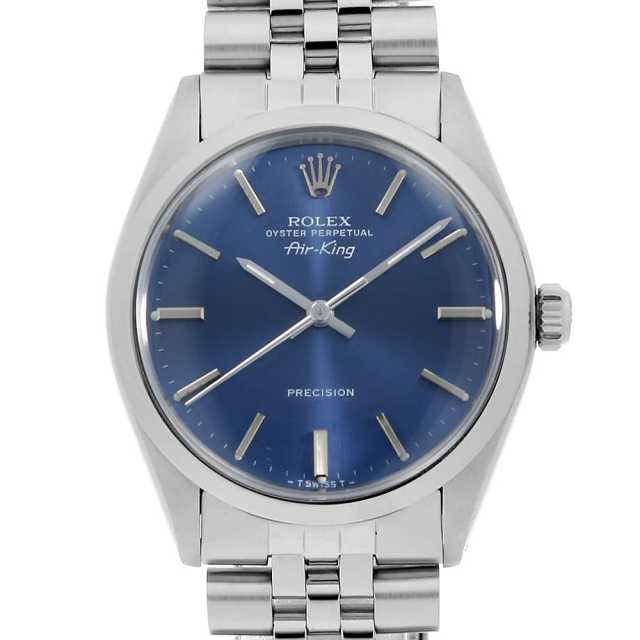 ロレックス エアキング 5500 ブルー バー 5列 ジュビリーブレス 66番 アンティーク メンズ