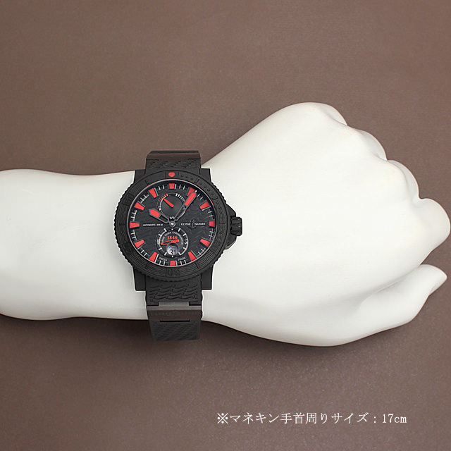 ユリスナルダン マキシマリーンダイバー ブラックシー 263-92-3C 新品 メンズ