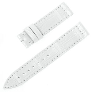RASINオリジナル フランクミュラー ロングアイランド 尾錠用 クロコダイル 裏ラバー パールホワイト 16mm-16mm FMLIAB1616 WEB限定品