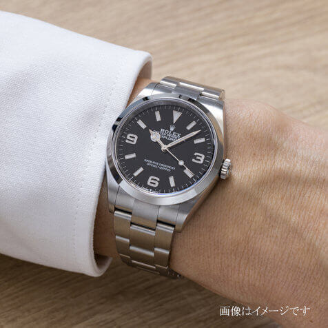 ロレックス エクスプローラーI 124270 ブラック ランダム番 中古 メンズ