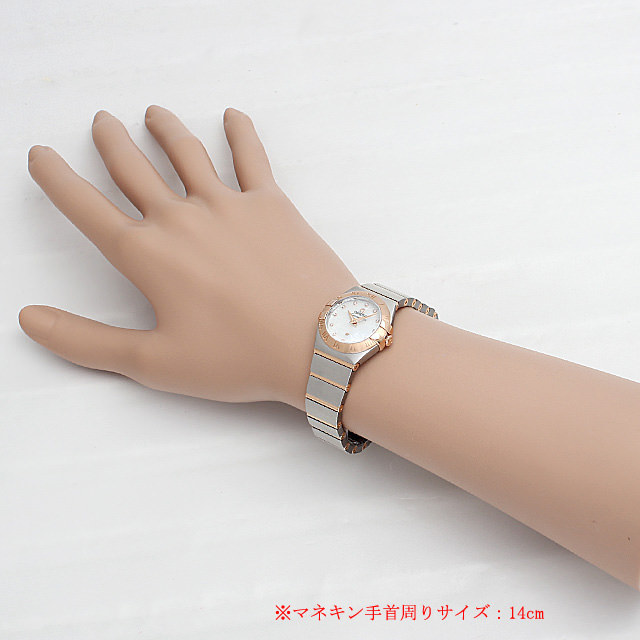 オメガ コンステレーション ブラッシュ クォーツ プリュム 123.20.24.60.55.007 新品 レディース