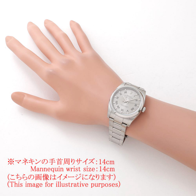 ロレックス エアキング 114200 グレー ローマ Z番 中古 メンズ