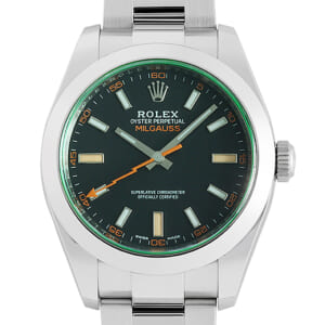 ロレックス ミルガウス 116400GV ブラック ランダムシリアル 中古 メンズ