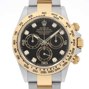 ロレックス コスモグラフ デイトナ 8Pダイヤ 116503G ブラック ランダム番 中古 メンズ