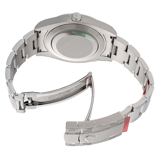 ロレックス デイトジャストII 116300 ブルー/バー 新品 メンズ