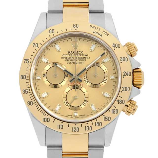 ロレックス コスモグラフ デイトナ 116523 シャンパン ランダム番 中古 メンズ