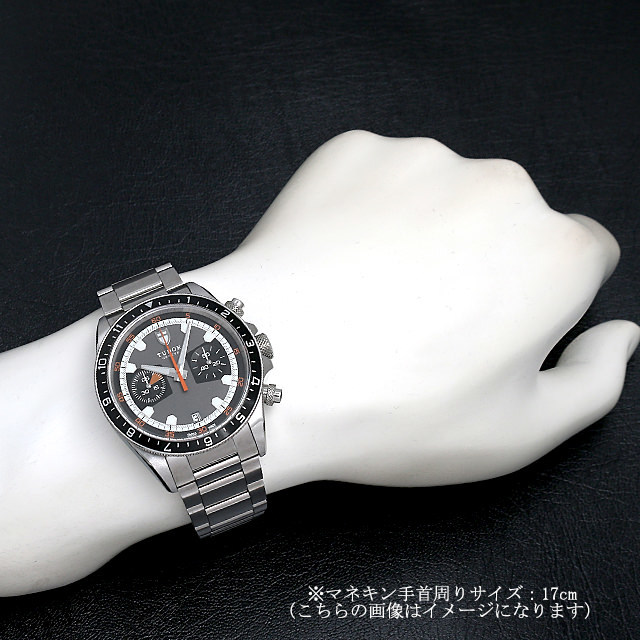 チューダー ヘリテージ クロノグラフ 70330N グレー×ブラック 新品 メンズ