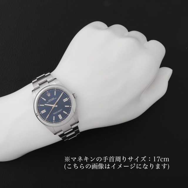 ロレックス オイスターパーペチュアル41 124300 ブルー ランダム番 未使用 メンズ