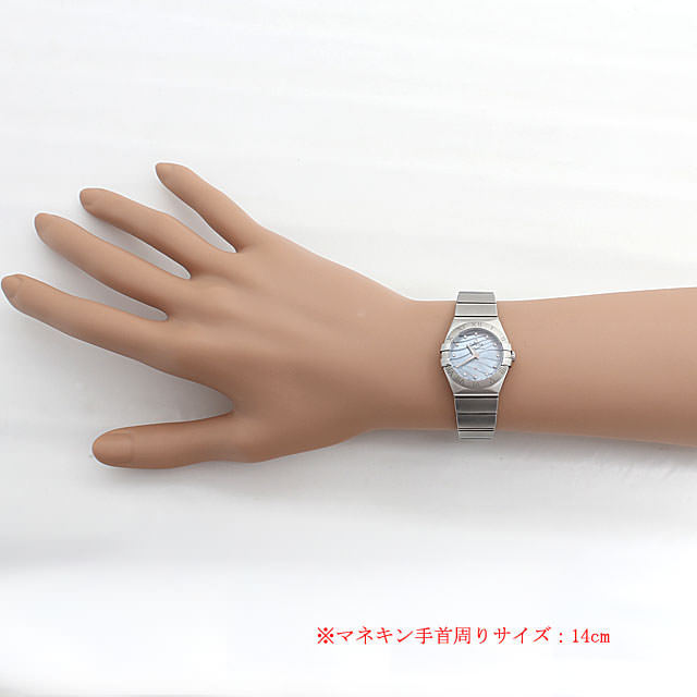 オメガ コンステレーション クォーツ ブラッシュ 123.10.24.60.57.001 新品 レディース
