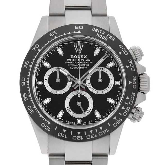 ロレックス コスモグラフ デイトナ 116500LN ブラック ランダム番 中古 メンズ