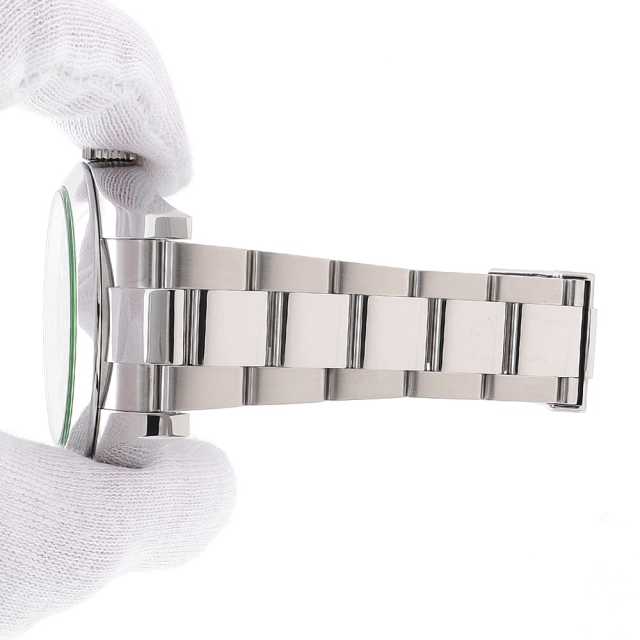 ロレックス ミルガウス グリーンガラス 116400GV ブラック ランダム番 中古 メンズ
