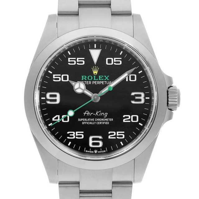 ロレックス エアキング 126900 ブラック ランダム番 中古 メンズ