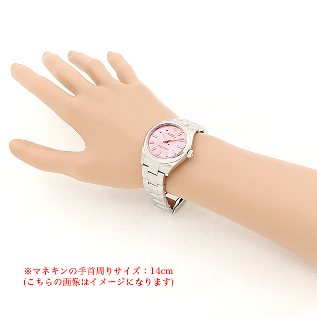 ロレックス オイスターパーペチュアル31 277200 ピンク/ホワイトバー 新品 レディース