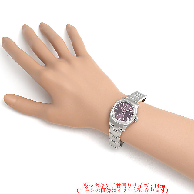 ロレックス オイスターパーペチュアル 176200 レッドグレープ 新品 レディース