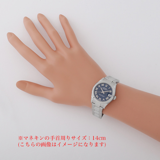 ロレックス デイトジャスト31 278240 ブルー ローマ 3列 オイスターブレス ランダム番 新品 ボーイズ(ユニセックス)