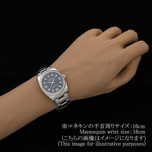 ロレックス エアキング 114200 ブルー 369ホワイトバー ランダム番 中古 メンズ