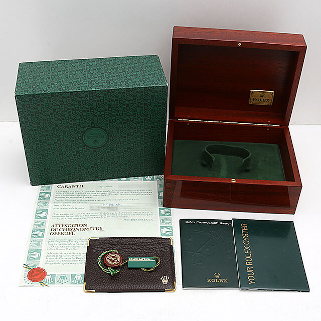 ロレックス コスモグラフ デイトナ 116518NR イエローシェル/ローマ P番 中古 メンズ