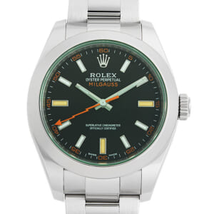 ロレックス ミルガウス 116400GV ブラック ランダムシリアル 中古 メンズ