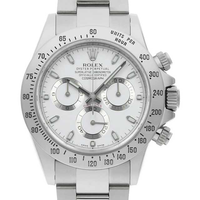 ロレックス コスモグラフ デイトナ 116520 ホワイト ランダム番 中古 メンズ