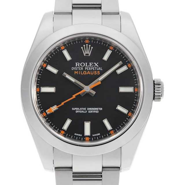 ロレックス ミルガウス 116400 ブラック ランダム番 中古 メンズ