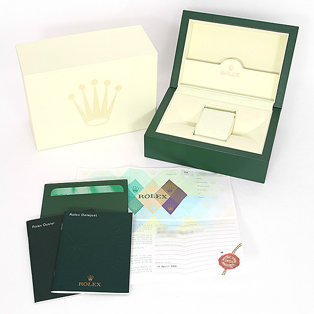 ロレックス デイトジャスト D番 116231 ホワイト/バー 中古 メンズ