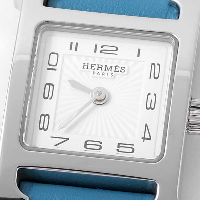 エルメス Hウォッチミニ HH1.110 中古 レディース