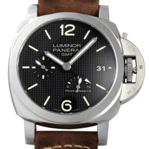 パネライ ルミノール1950 3DAYS GMT パワーリザーブ オートマチック アッチャイオ Q番 PAM00537 未使用 メンズ
