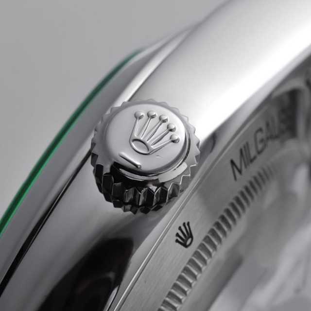 ロレックス ミルガウス グリーンガラス 116400GV ブラック ランダム番 中古 メンズ