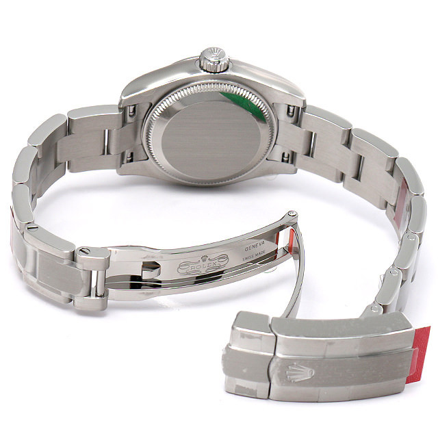 ロレックス オイスターパーペチュアル 176200 オリーブグリーン 新品 レディース