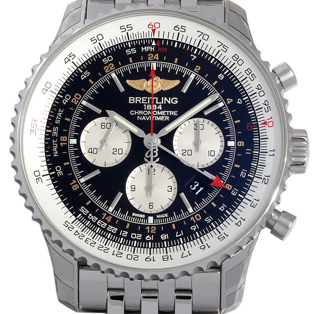 ブライトリング ナビタイマーGMT A044B24NP 新品 メンズ