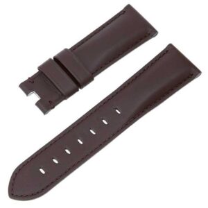 RASINオリジナル パネライ ルミノール Dバックル用 カーフ 裏ラバー 艶消し 濃茶/ダークブラウン 22mm-20mm WEB限定品