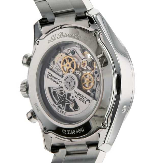 ゼニス エルプリメロ クロノマスターオープン ムーン&サンフェイズ 03.2160.4047/01.M2160 中古 メンズ