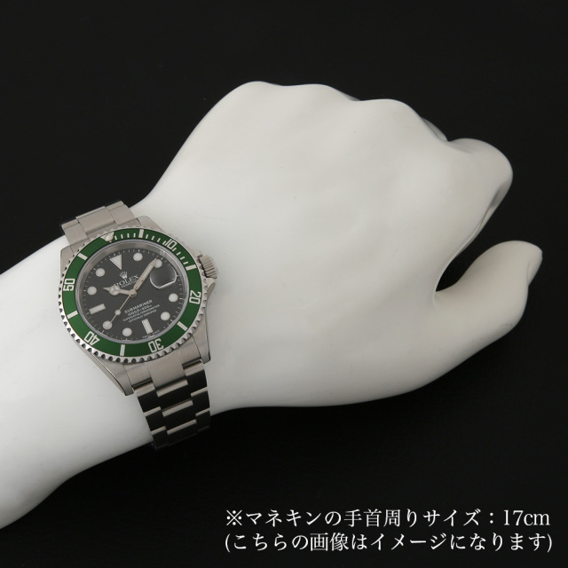 ロレックス サブマリーナ デイト 16610LV ブラック D番 未使用 メンズ