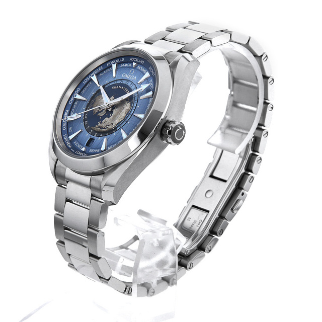 オメガ シーマスター アクアテラ150M GMT ワールドタイマー 220.10.43.22.03.002 新品 メンズ