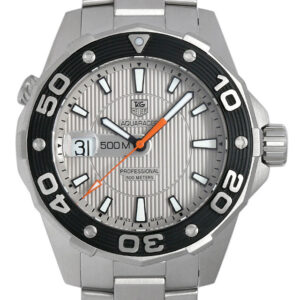 タグホイヤー アクアレーサー クォーツ 500M グレー WAJ1111.BA0870 新品 メンズ
