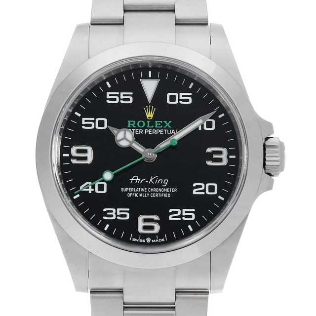ロレックス エアキング 126900 ブラック ランダム番 中古 メンズ