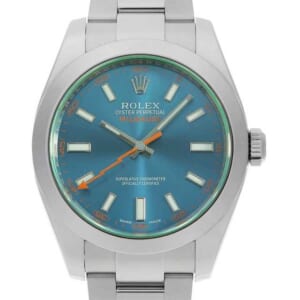 ロレックス ミルガウス Zブルー 116400GV ブルー ランダム番 中古 メンズ